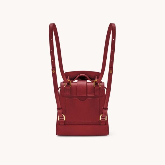 Senreve Merlot Mini Alunna Convertible‎ Crossbody Backpack w/ Statement Strap - Picture 13 of 16
